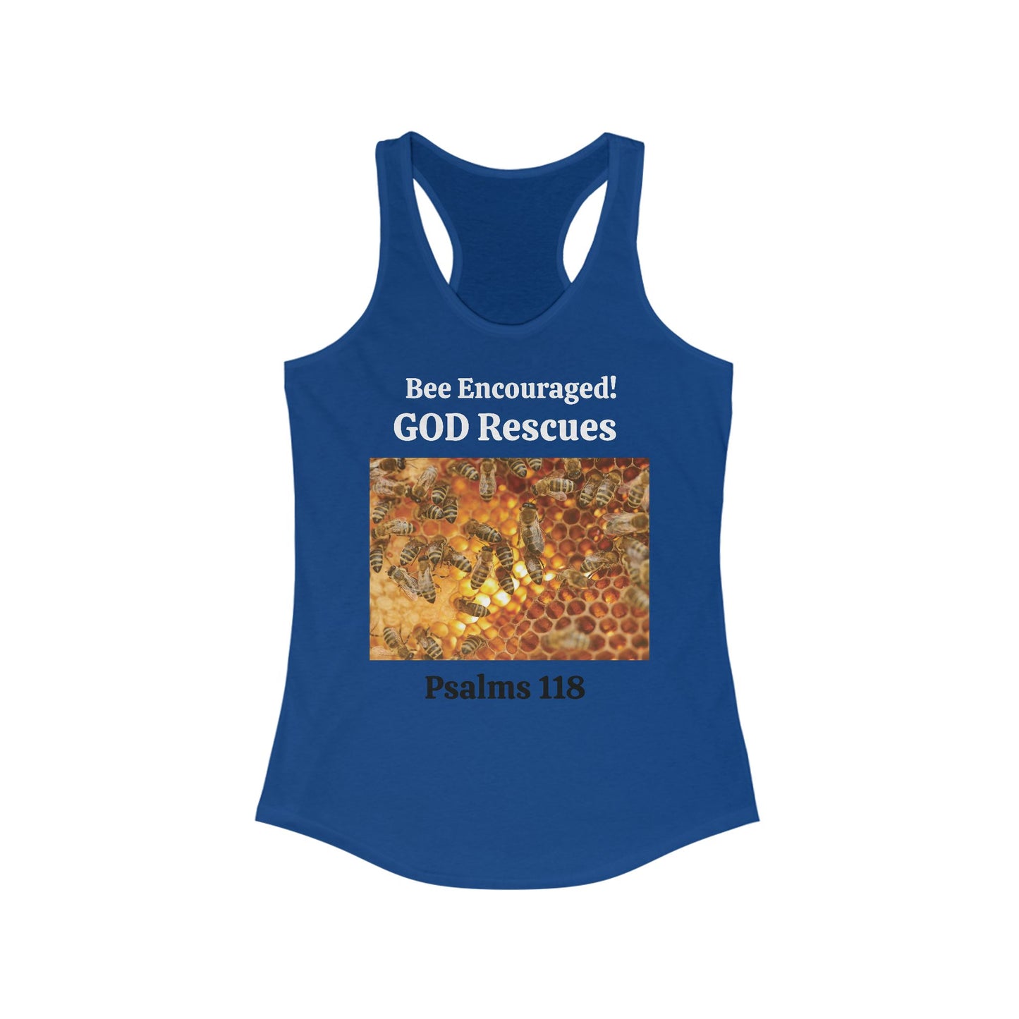 Women's Ideal Racerback Tank BEE ENCOURAGED