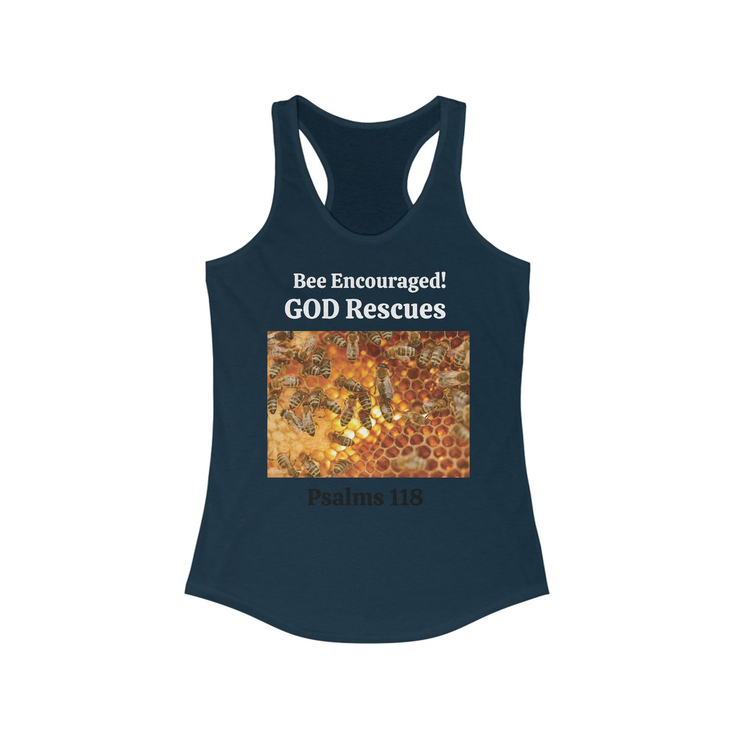 Women's Ideal Racerback Tank BEE ENCOURAGED