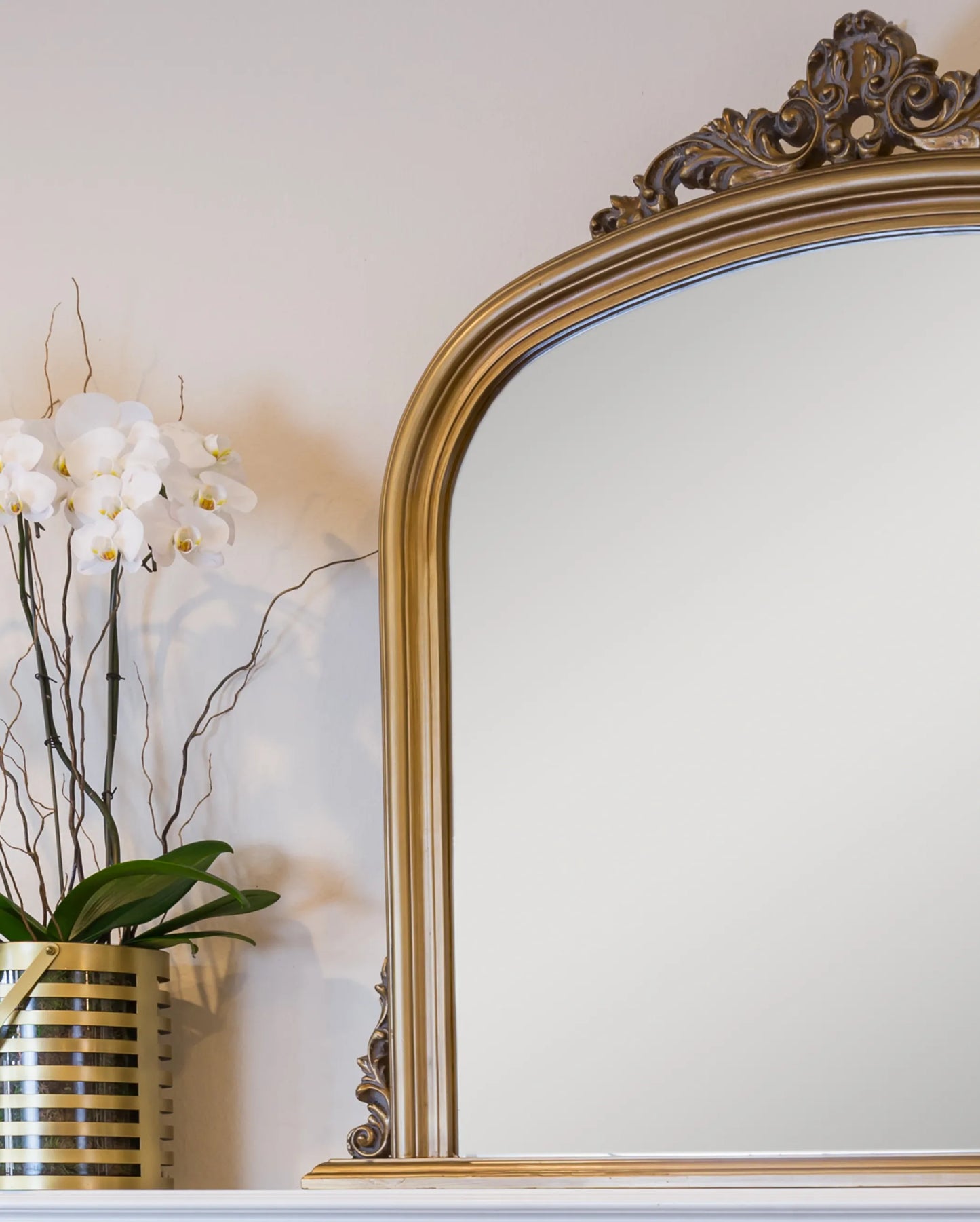 Amarone French Arched Dresser Mirror