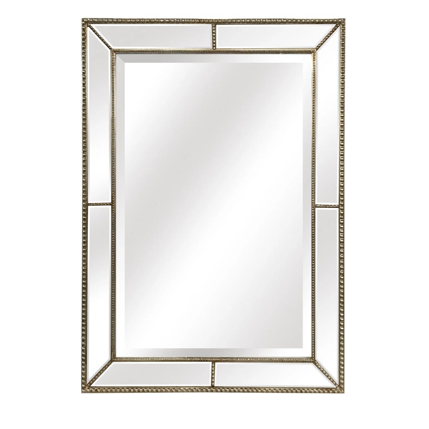 Roxeburghe Beaded Modern Wall Mirror