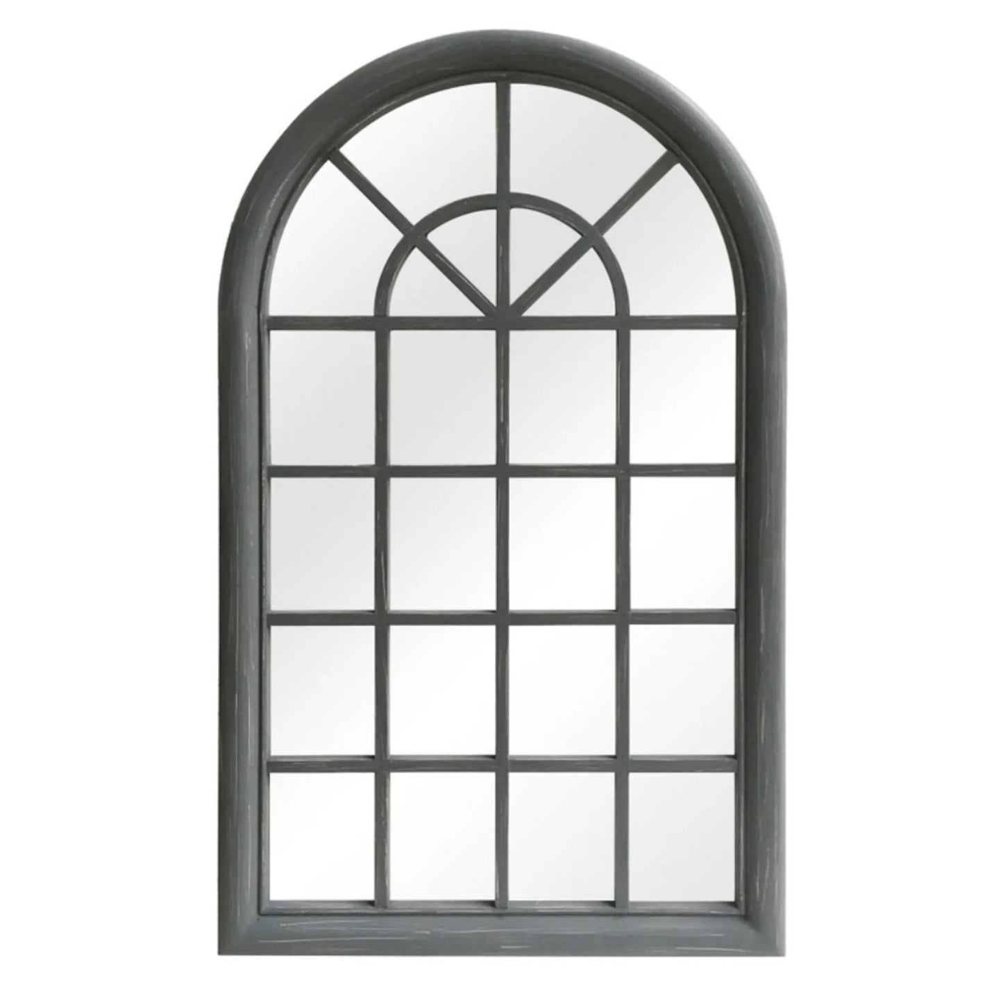 Arched Window Pane Mirror