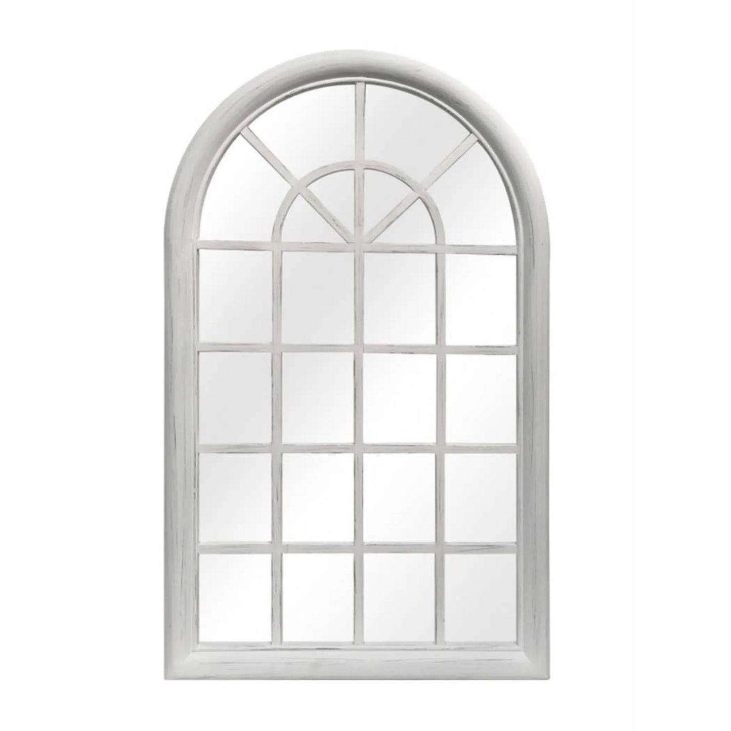 Arched Window Pane Mirror