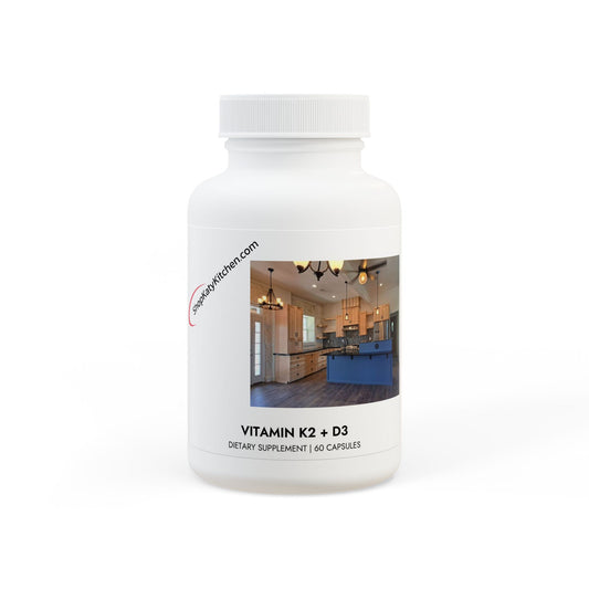 Vitamin K2 + D3 Supplement (60 Capsules)