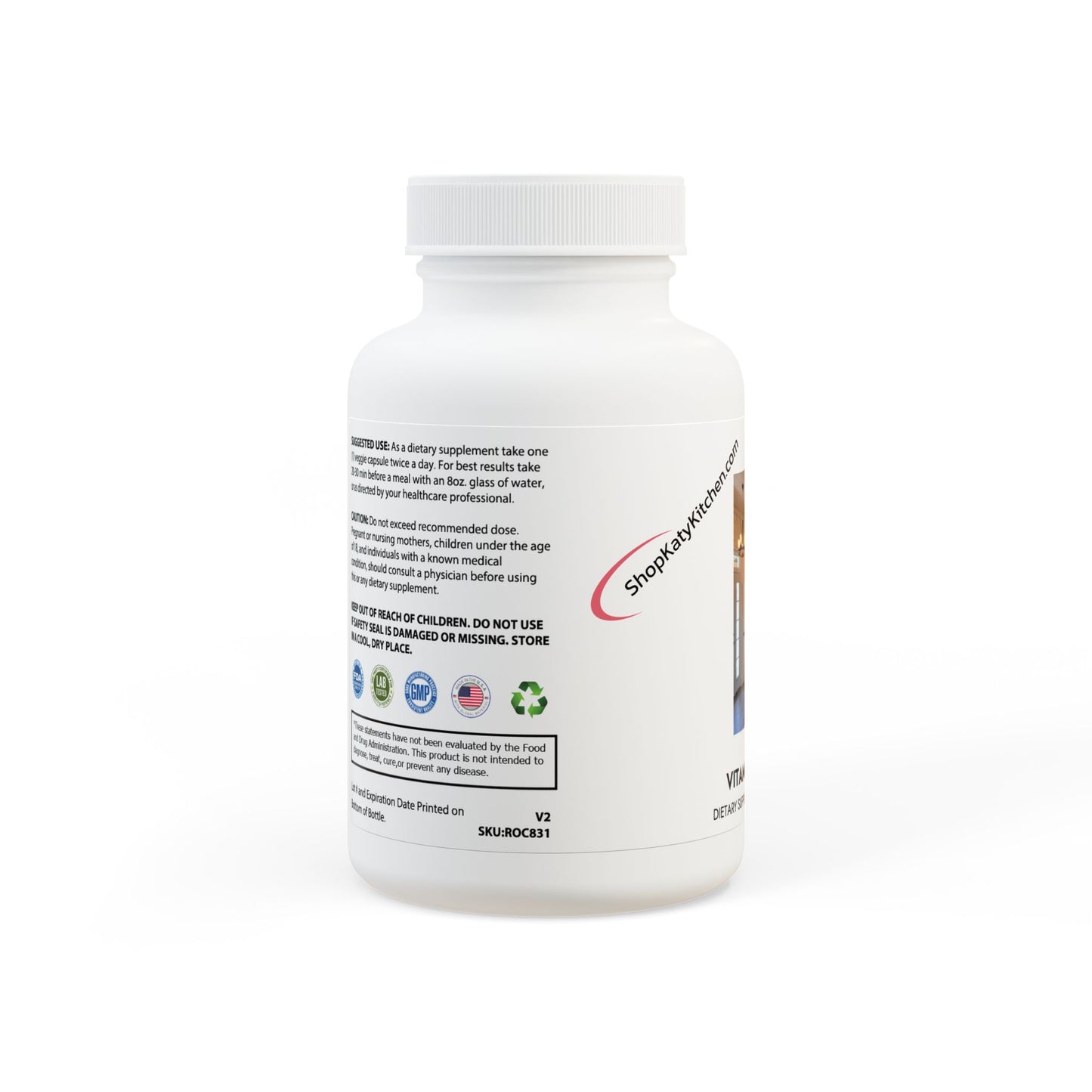 Vitamin K2 + D3 Supplement (60 Capsules)