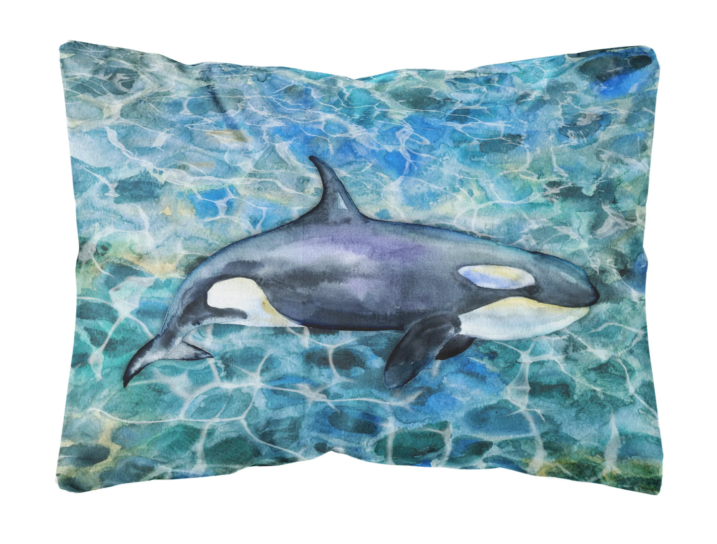 Sealife with Picture Canvas Fabric Decorative Pillow