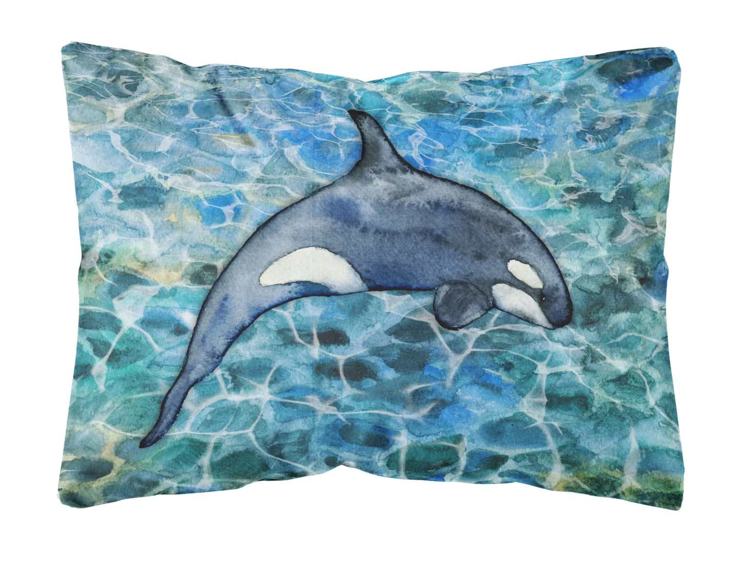 Sealife with Picture Canvas Fabric Decorative Pillow