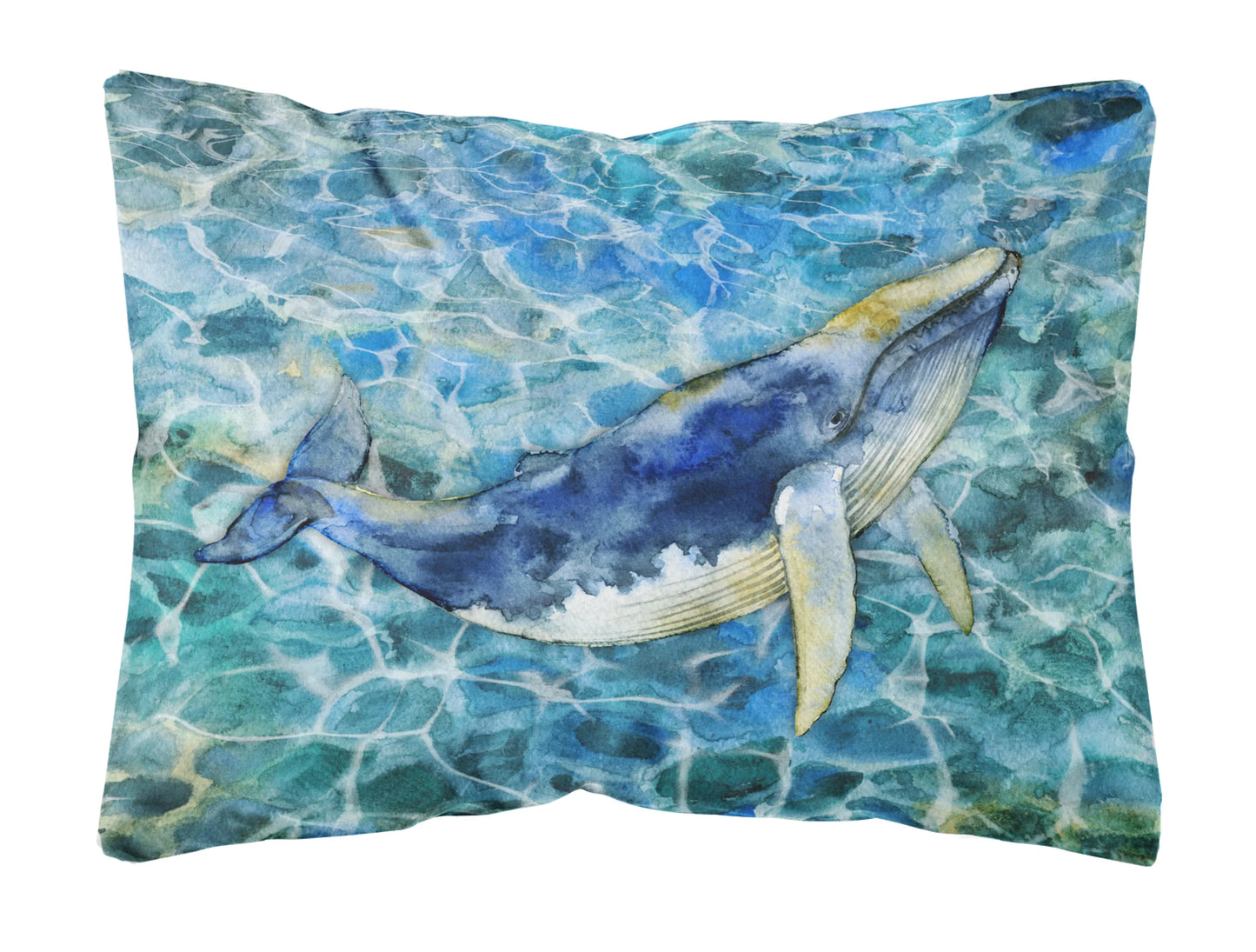 Sealife with Picture Canvas Fabric Decorative Pillow