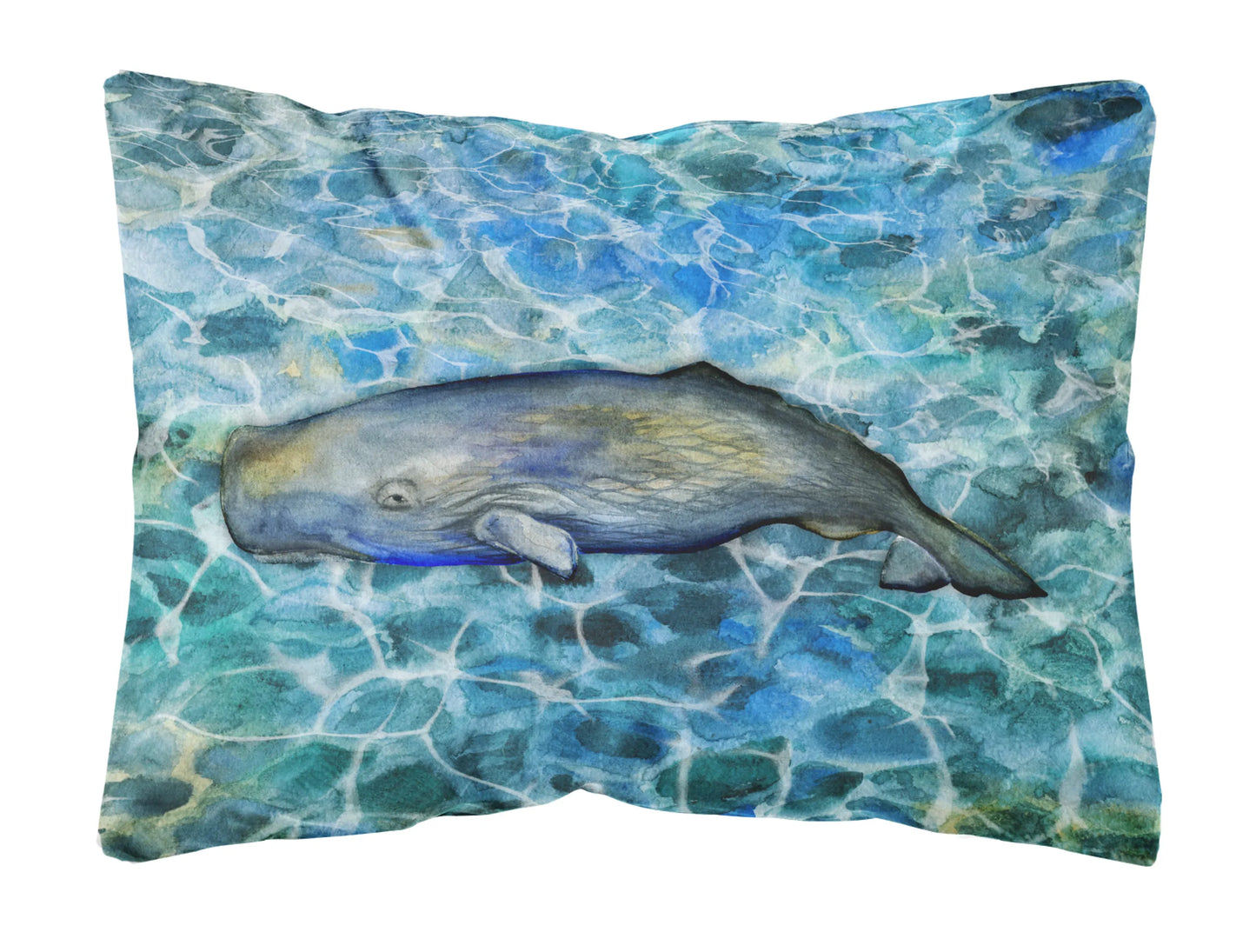 Sealife with Picture Canvas Fabric Decorative Pillow