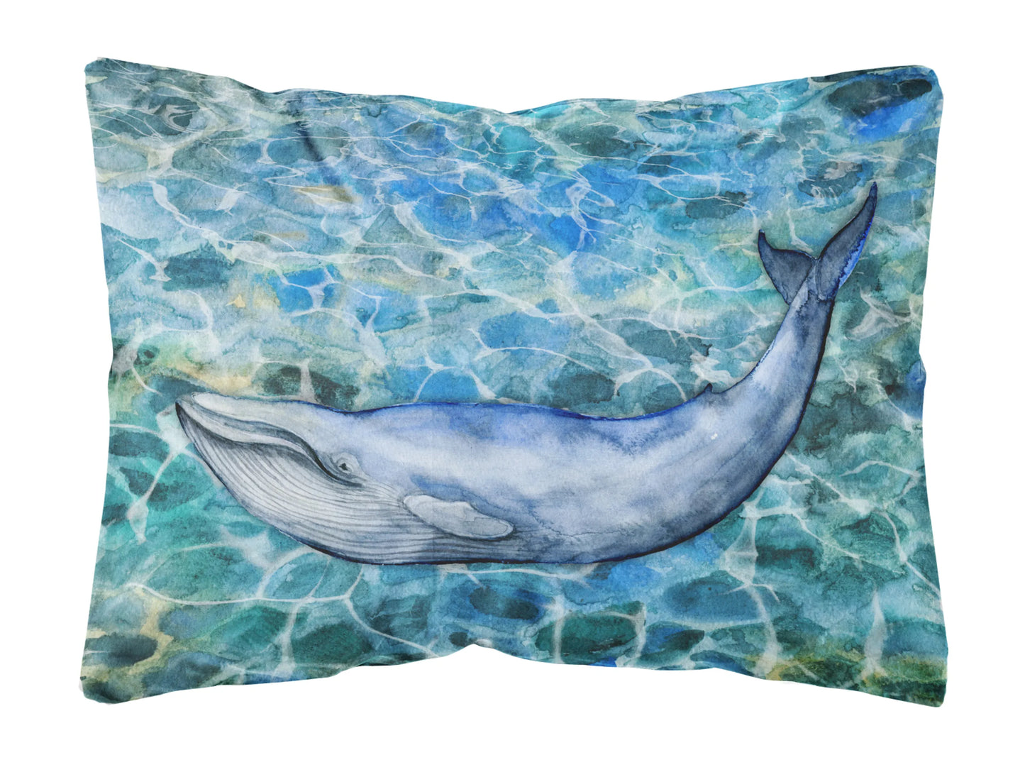 Sealife with Picture Canvas Fabric Decorative Pillow