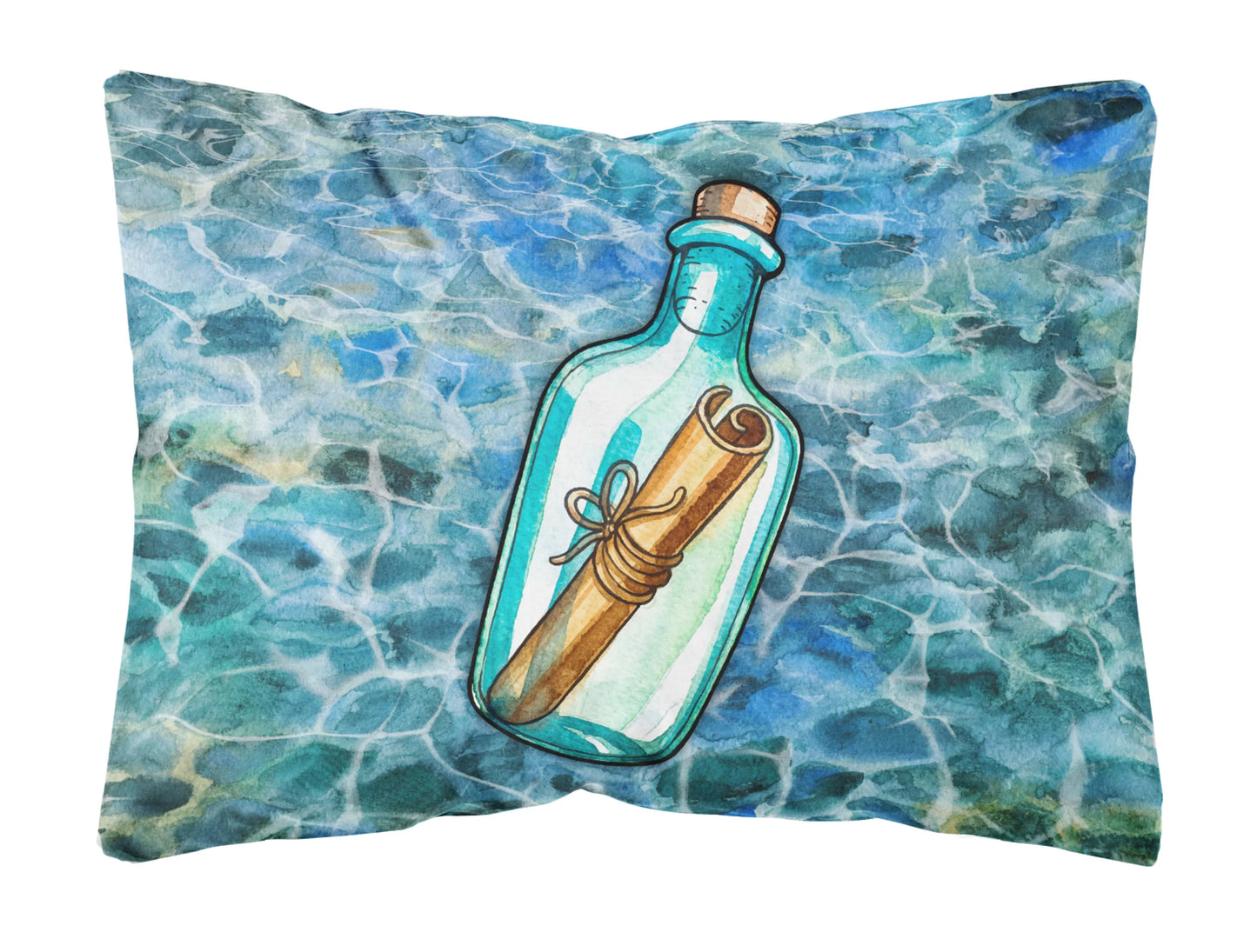 Sealife with Picture Canvas Fabric Decorative Pillow