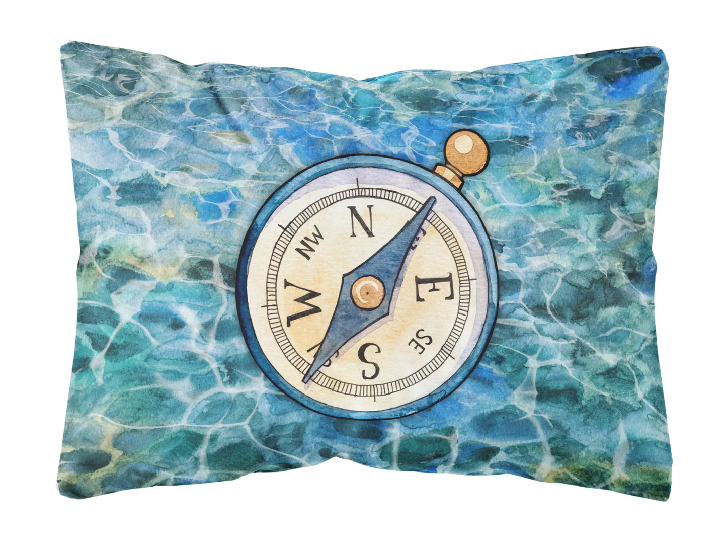 Sealife with Picture Canvas Fabric Decorative Pillow