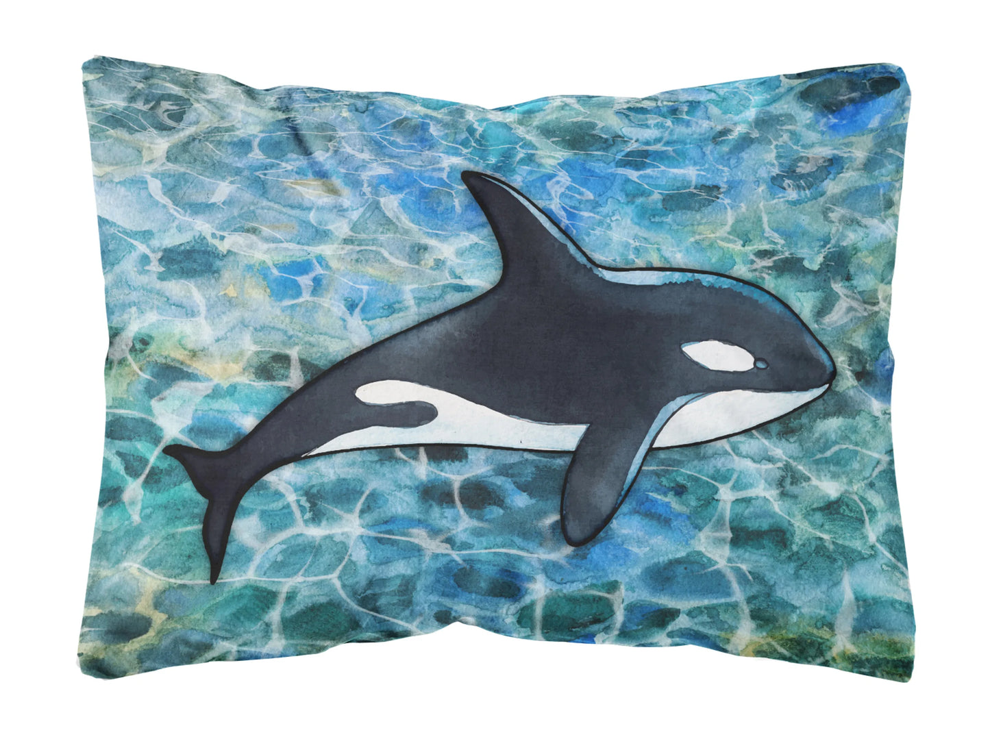 Sealife with Picture Canvas Fabric Decorative Pillow