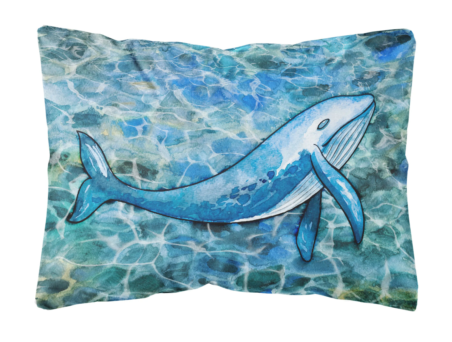 Sealife with Picture Canvas Fabric Decorative Pillow