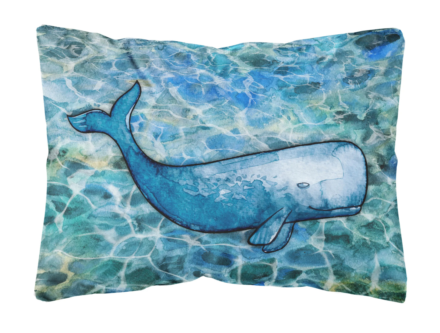 Sealife with Picture Canvas Fabric Decorative Pillow