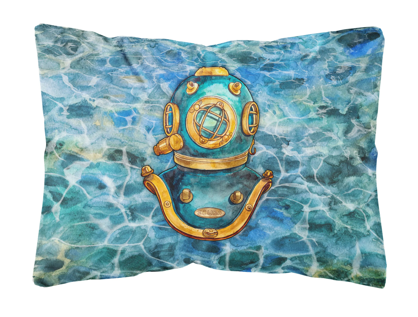 Sealife with Picture Canvas Fabric Decorative Pillow