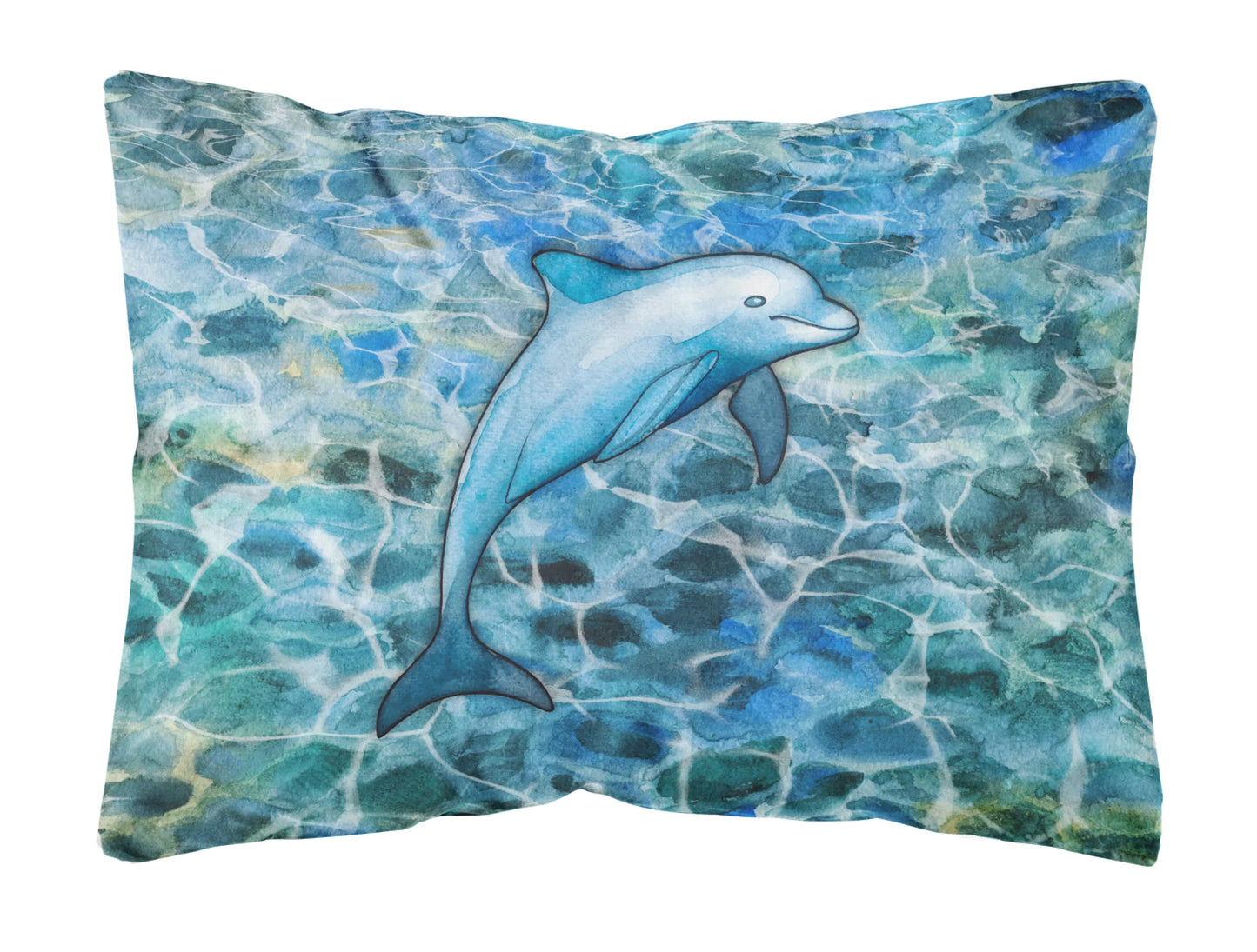 Sealife with Picture Canvas Fabric Decorative Pillow