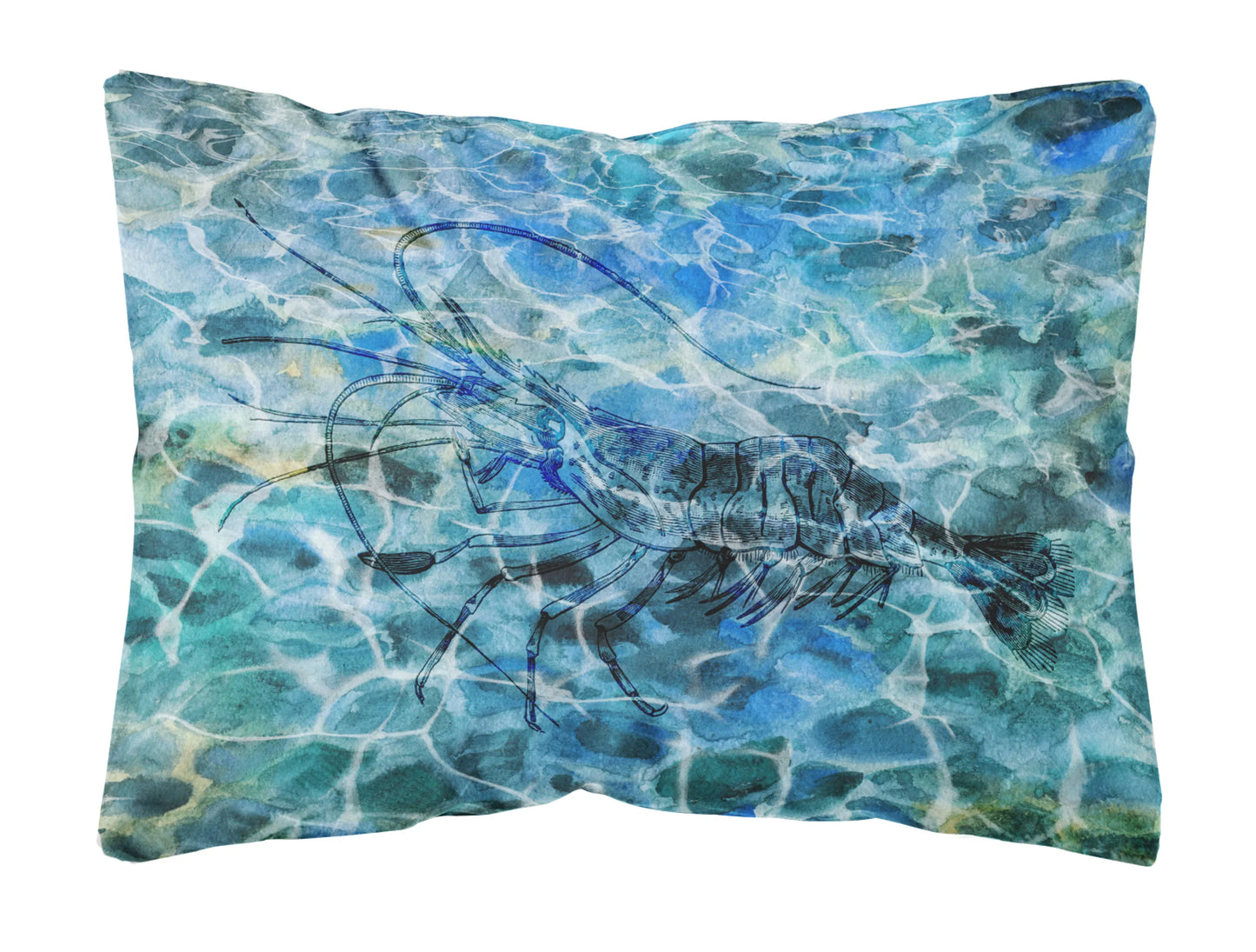 Sealife with Picture Canvas Fabric Decorative Pillow