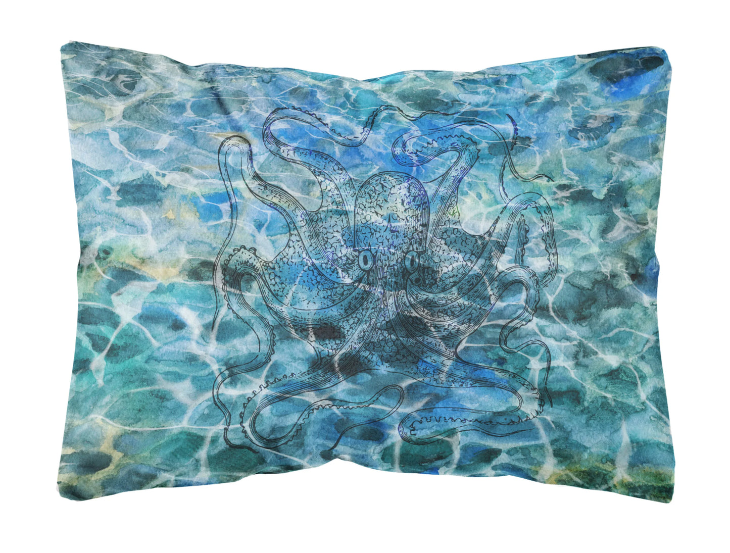 Sealife with Picture Canvas Fabric Decorative Pillow