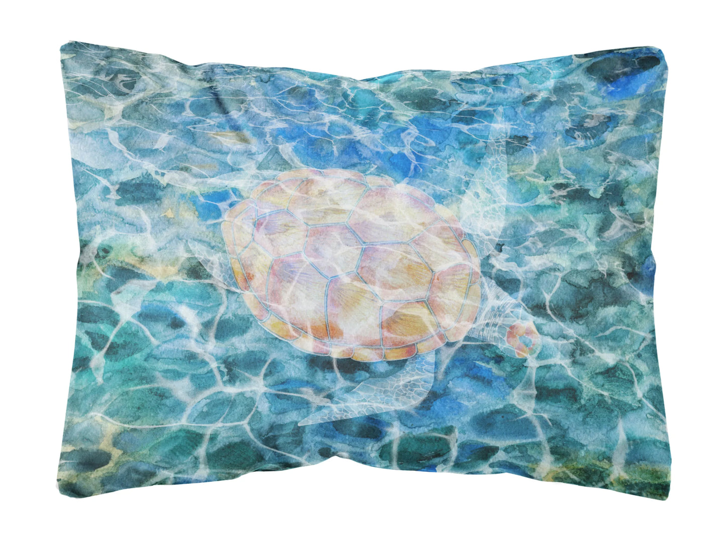 Sealife with Picture Canvas Fabric Decorative Pillow