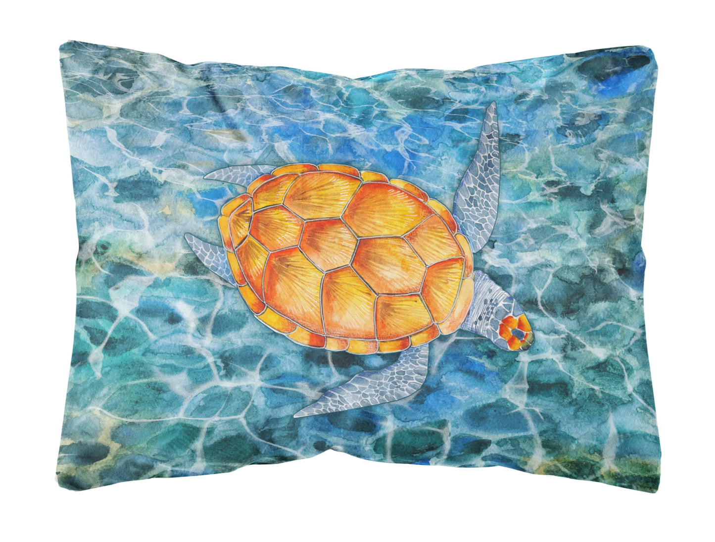 Sealife with Picture Canvas Fabric Decorative Pillow