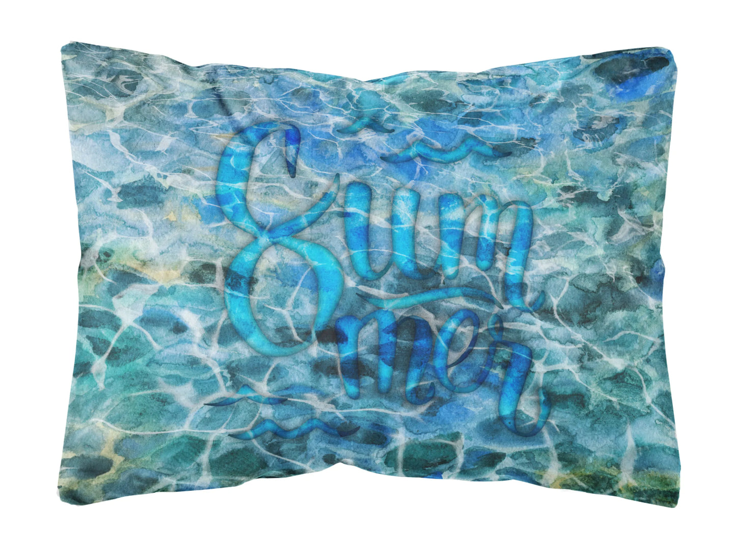 Sealife with Picture Canvas Fabric Decorative Pillow