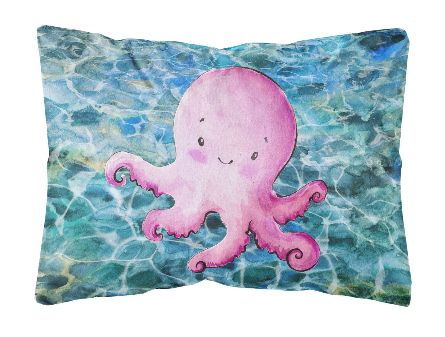 Sealife with Picture Canvas Fabric Decorative Pillow