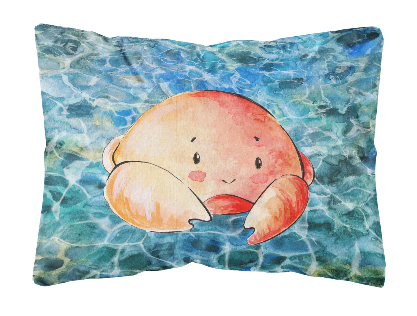 Sealife with Picture Canvas Fabric Decorative Pillow