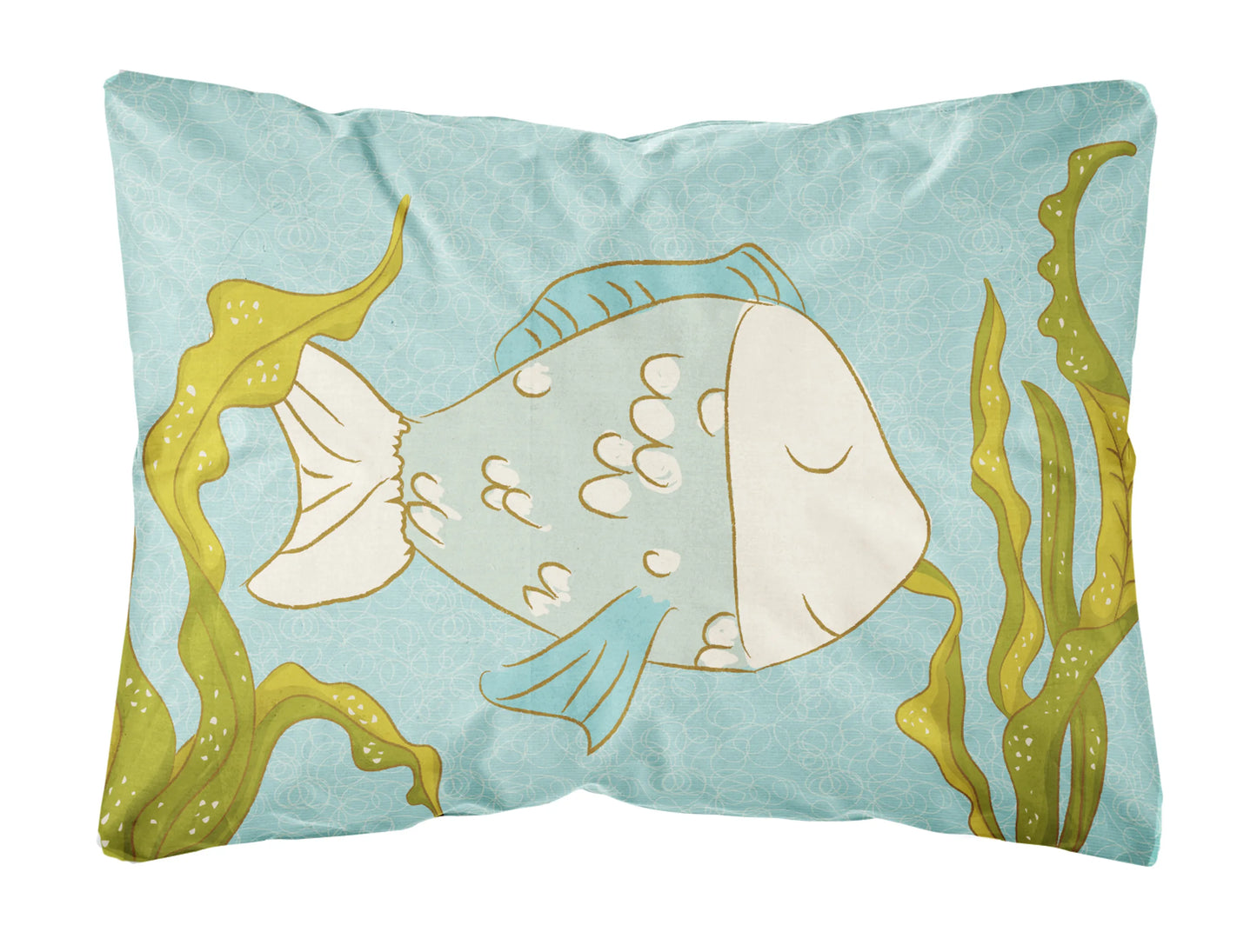 Sealife with Picture Canvas Fabric Decorative Pillow