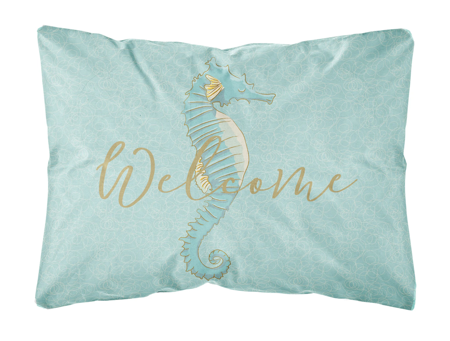 Sealife with Picture Canvas Fabric Decorative Pillow