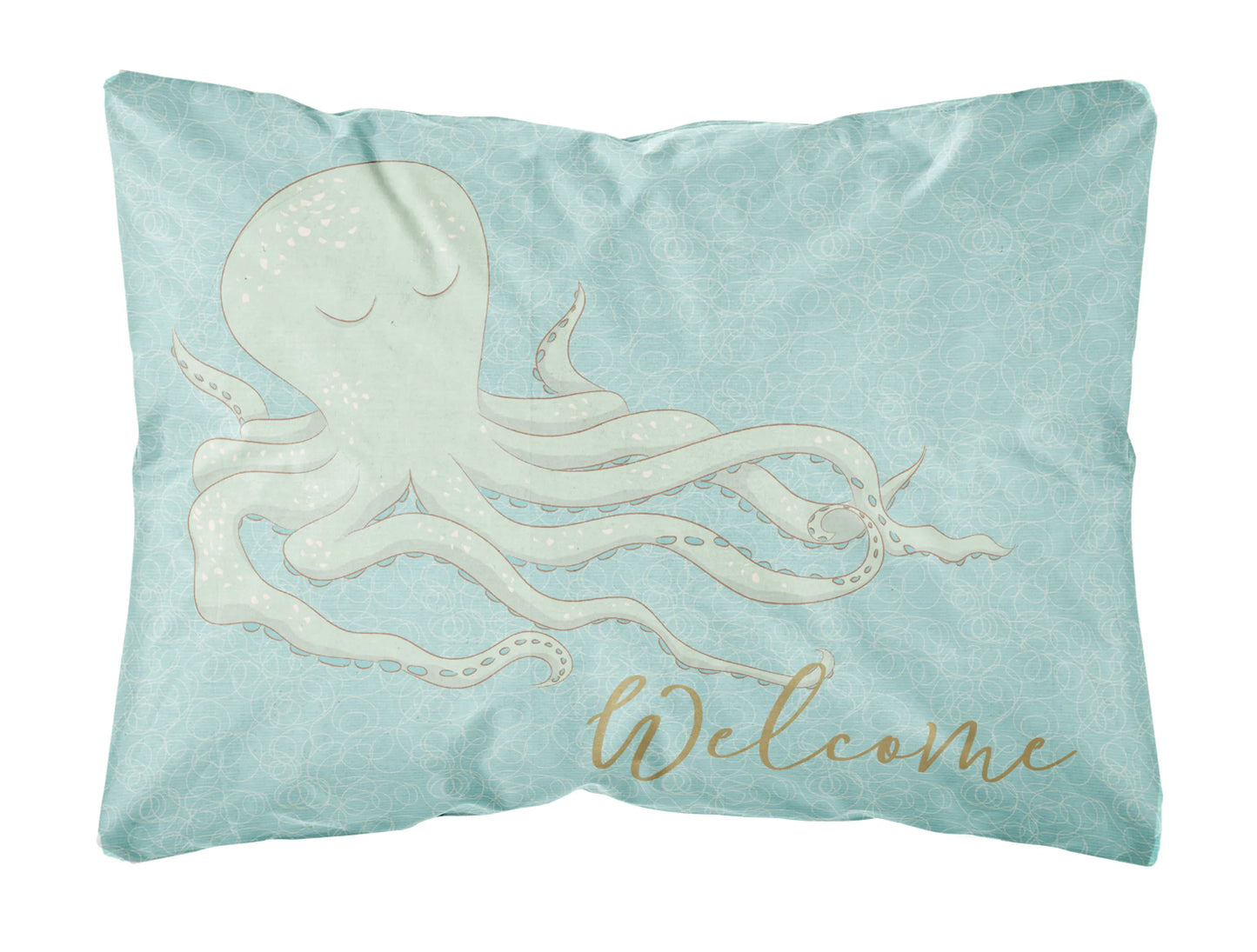 Sealife with Picture Canvas Fabric Decorative Pillow