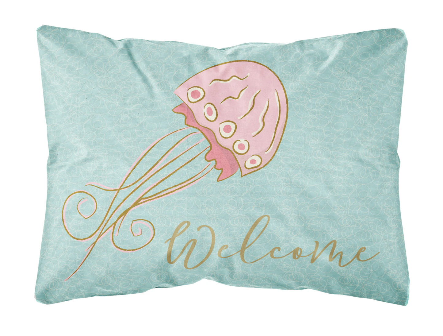 Sealife with Picture Canvas Fabric Decorative Pillow