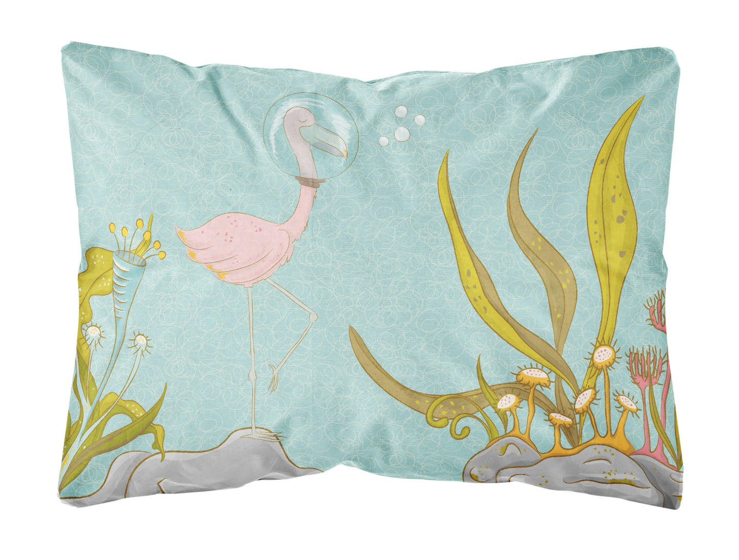 Sealife with Picture Canvas Fabric Decorative Pillow