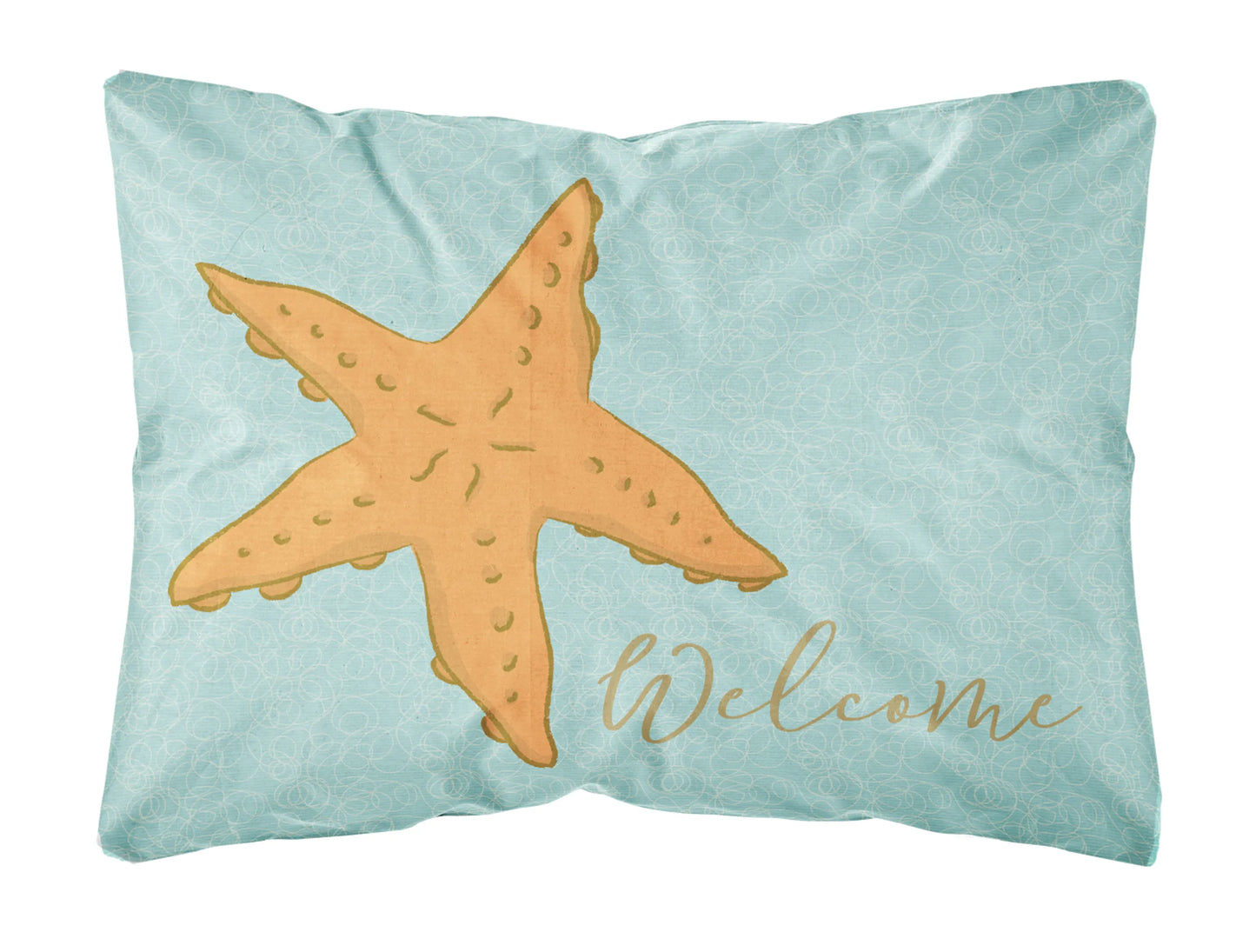 Sealife with Picture Canvas Fabric Decorative Pillow