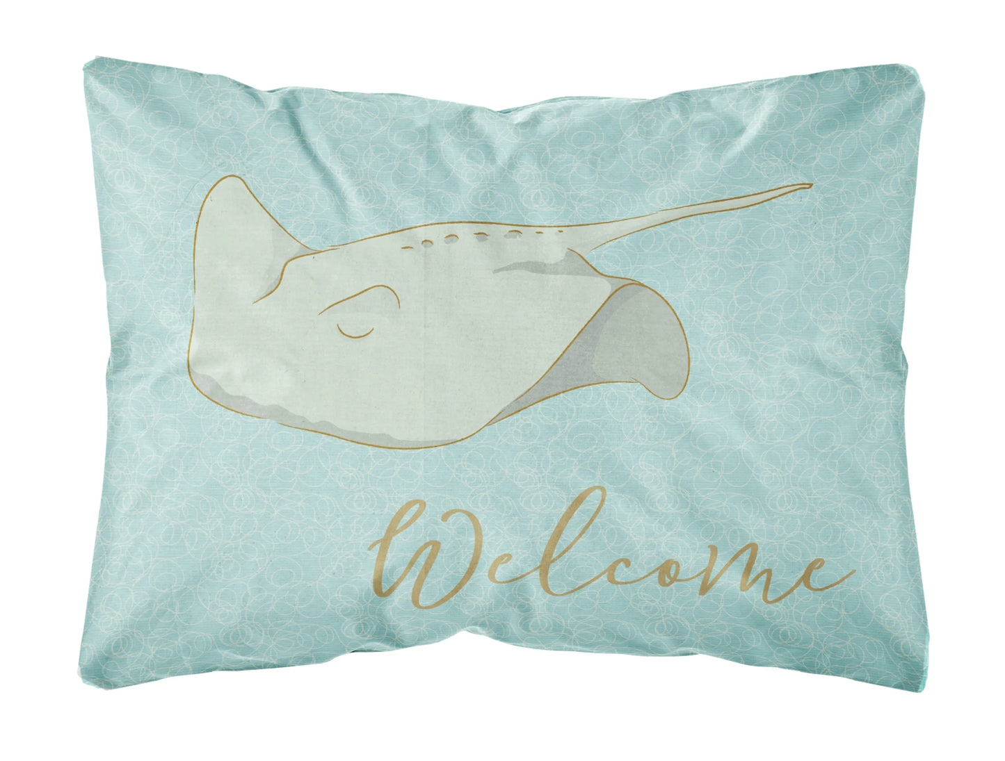 Sealife with Picture Canvas Fabric Decorative Pillow