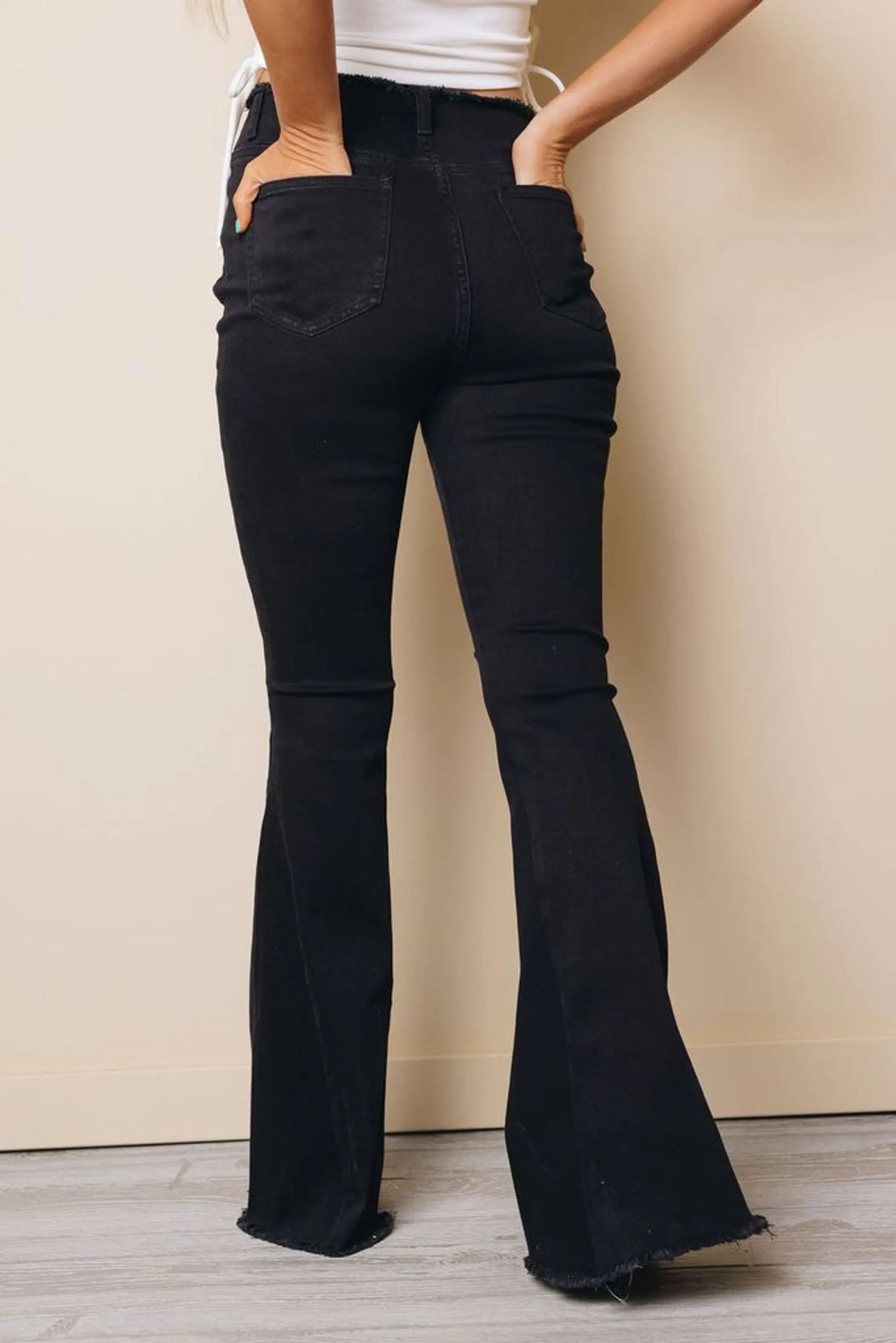 Naia High Waist Flared Jeans