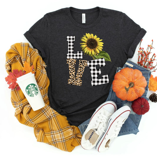 LOVE Sunflower T-Shirt